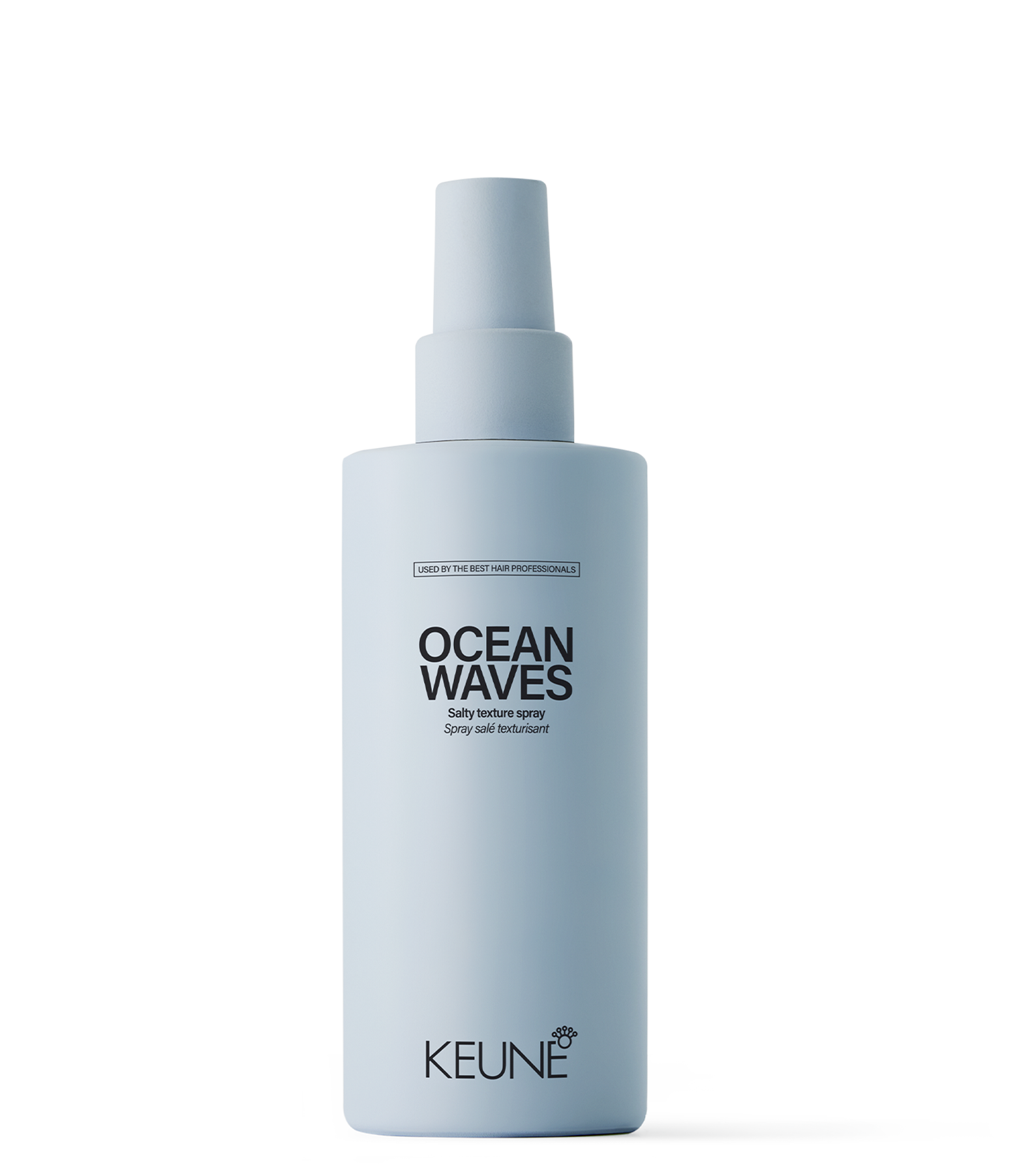 Create effortless beach waves with Keune Ocean Waves Salty Texture Spray, repairing and protecting your hair.