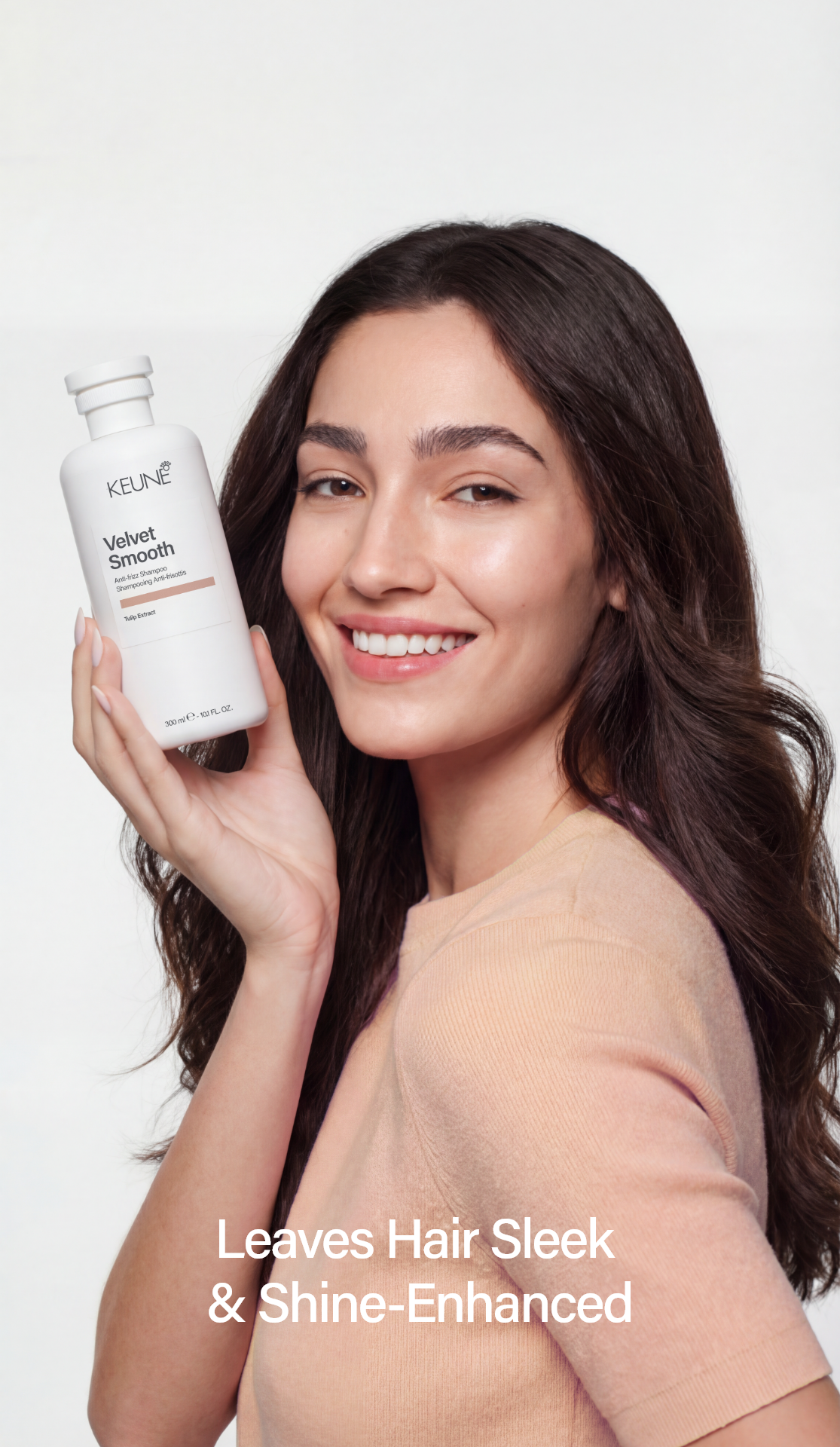 Struggling with frizzy, unruly hair? Keune Velvet Smooth Shampoo offers the best haircare, smoothing and softening  frizzy hair for up to 48 hours.